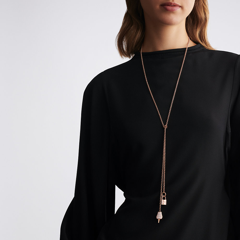 Kelly Clochette long necklace, medium model | Hermès Canada